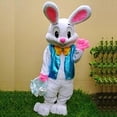 thumbnail image 4 of Conjunto de 24 tipos de disfraz de mascota de conejo de Pascua para adultos, disfraz de lujo para Halloween, fiesta de carnaval, cosplay de conejo, 4 of 5