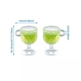 thumbnail image 2 of U8MO 10pcs YellowGreen Polymer Clay Resin Cup Pendants Wine Glass Charms 18~18.5mm, 2 of 8