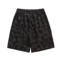 thumbnail image 4 of Telankuip Mens Spring and Summer Casual Shorts Plus Size Loose Soft Comfortable Five Point Pants Trendy Rendering Pattern Beach Vacation Casual Outfit with Pockets Black M, 4 of 4
