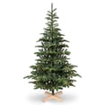 thumbnail image 4 of Wooden Base Christmas Tree 7 ft Pre lit, Bringstar Artificial Tree 941 PE PVC Mixed Tips, 400 Lights, 4 of 8