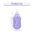 thumbnail image 4 of Soap Saver Cozival Silicone Soap Saver Bag, Exfoliating Loofah Scrubber for Bar Soap, Body Wash Pouch for Shower and Bathroom, Gentle on Skin, Soap Scrubber, B, 4 of 6