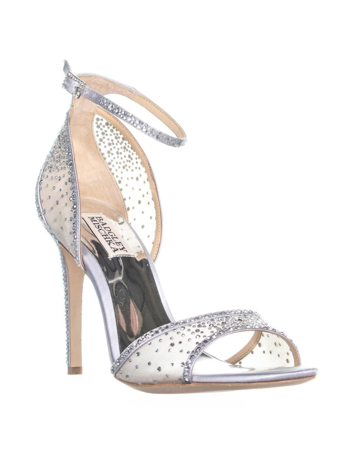 badgley mischka finesse ankle strap evening shoe