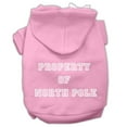 thumbnail image 6 of Christmas Pet Dog  Cat Hoodie Screen Printed, "Property of North Pole", 6 of 11