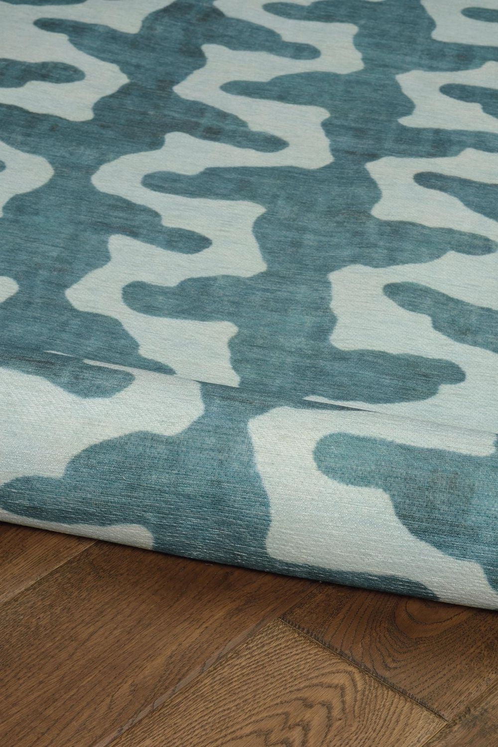 Outdoor Washable Doral Aqua & Green 3' x 5' Accent Rug