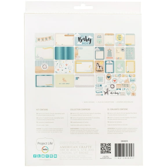 Project Life Value Kit 71/Pkg Little You Boys