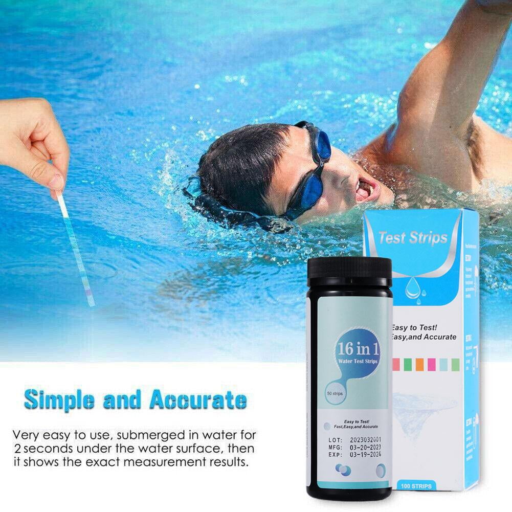 Kit Test Acqua 16 In 1 - 100 Strisce Per Acquario, Piscina, Pozzo E Rubinetto - Foto 9