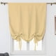 thumbnail image 2 of Nvzi Cortina opaca con lazo, aislante térmico, ajustable, para ventanas pequeñas, con bolsillo para barra (46" x 63", beige), 2 of 5