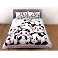 thumbnail image 3 of Baby Panda Club Funda Nórdica para Niños, Juego de Cama Full, King, Queen, Dormitorio, 3 of 4