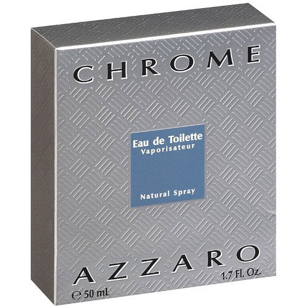 Azzaro Chrome Eau de Toilette, Cologne for Men, 1.7 fl oz