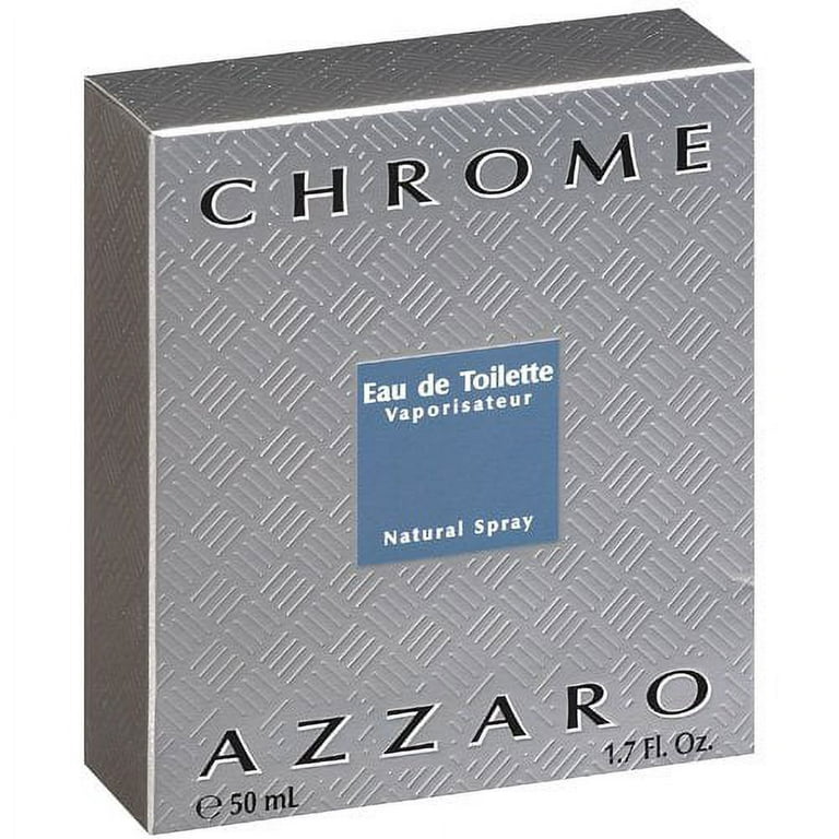 Azzaro Chrome Eau de Toilette, Cologne for Men, 1.7 oz