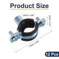thumbnail image 2 of 12 Pack Split Ring Pipe Hanger, 25mm/0.99inch Adjustable Pipe Bracket Clamp, 2 of 6