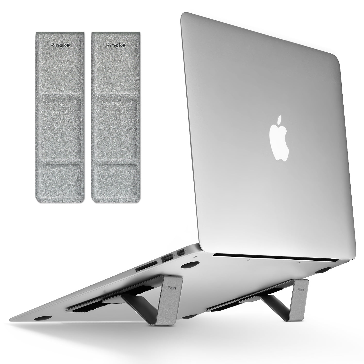Ringke Laptop Stand [Silver] Universal Smart Folding Multi Angle