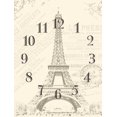 thumbnail image 2 of Grey, Jace 15x18 White Modern Wood Framed Museum Art Print Titled - Paris clock, 2 of 4
