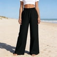 thumbnail image 6 of LEKODE Wide Leg Jeans Women Long Jeans Soft Jeans Beach Pants Casual Pants Comfy Pants Plus Size Jeans Denim Jeans for Women Work Pants Loose Jeans Trendy Pants Boho Pants Black L, 6 of 7
