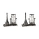 thumbnail image 4 of Advancent Iron Hourglass Sand Timer Table Centerpiece for Desktop Kitchen Plata 2piezas, 4 of 6