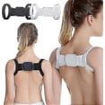 thumbnail image 1 of 2pcs Posture Pro Fix Neck And Shoulder Corrector For Kids And Adult, Adjustable Hunchback Correction Straightener Belt For Back M black and white, 1 of 5