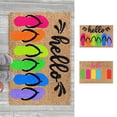 thumbnail image 1 of Felpudo de Bienvenida (60 X 40 Cm), Antideslizante, para Interior y Exterior | Decoración Divertida y Novedosa para Vacaciones de Verano | Diseño Multicolor 100 % Poliéster, 1 of 7