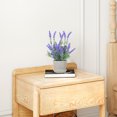 thumbnail image 4 of WHAMVOX Con Flores Falsas De Lavanda En Maceta Para Ambientes Privados Y, 4 of 7
