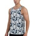 thumbnail image 2 of Rateoe Hawaiian Style Pattern Sleeveless Gym Shirt Muscle Tee Breathable Workout Shirt Slim-Fit Tank Quick Dry Fit Muscle Tank Top Bodybuilding Sleeveless T Shirt-3X-Large, 2 of 7
