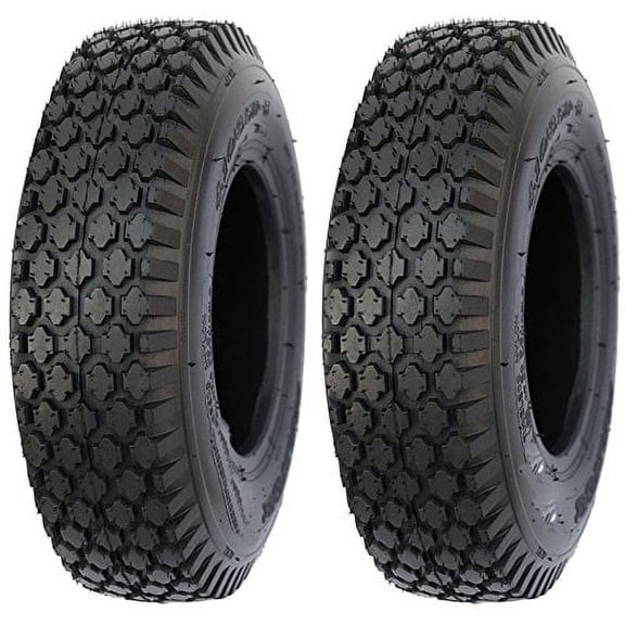 LOT of Two (2) 5.30/4.50-6 AIRLOC Brand 4 Ply Rated Tubeless Stud Tires