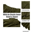 thumbnail image 4 of TIYOMI Plus Size Skirts 5X For Women Army Green Mini Stretchy Skirts Swing A Line Hidden Zipper Skirt Skater Skirt Flared Casual Fall Winter Skirts 5XL 26W 28W, 4 of 5