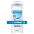 thumbnail image 2 of Secret Aluminum Free Clear Solid, Clear Waterlily Scent, 68g, 2 of 14
