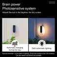 thumbnail image 4 of Wosthever Lámpara de pared solar LED para jardín, porche, decoración de patio, carga diurna fotosensible inteligente Iluminación y accesorios, 4 of 6