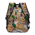 thumbnail image 4 of Easygdp Mallard Ducks Mochila Ergonómica Versátil para Laptop - Múltiples Bolsillos, Correas Ajustables, Unisex para Escuela, Viajes y Actividades al Aire Libre-One Size, 4 of 5