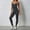 Grey, variant on Women's Yoga Pants Seamless Activewear Slim Fit Jumpsuit Comfortable Sportswear Stylish Exercise Outfit for Fitness and Training