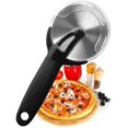 thumbnail image 1 of Rollo de rueda de cortador de pizza de acero inoxidable con forma de bicicleta para pizza. Afortunado Sencillez, 1 of 5