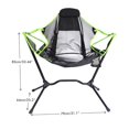 thumbnail image 4 of Mecedora Plegable Para Exteriores, Reclinable Para Camper Hiker, Mecedora De Ocio Con Inclinación Automática Multifuncional Kearding OD015963-03, 4 of 6