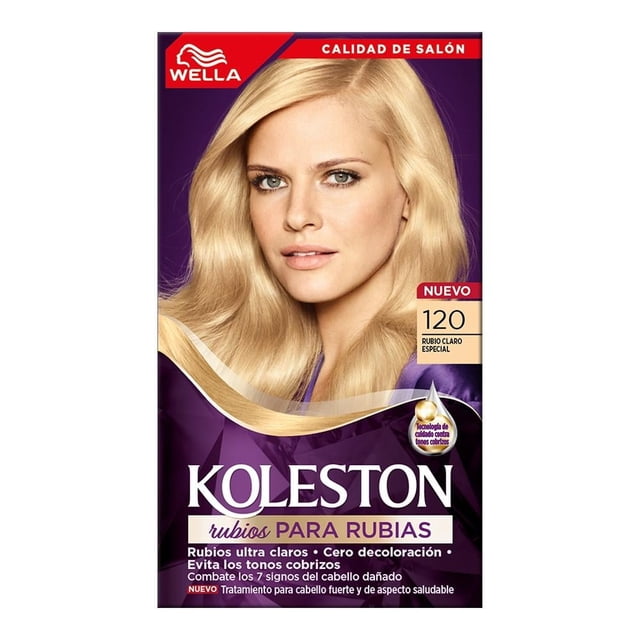 Tinte para cabello Koleston 120 rubio claro especial