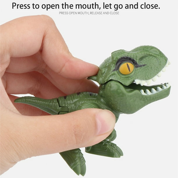 Coolmee Délicate Doigt-Morsure Dinosaure Jouet Réaliste Couleurs Joint  Mobile Simulation Tyrannosaurus Rex Modèle Action Figure Cadeau pour  Enfants 