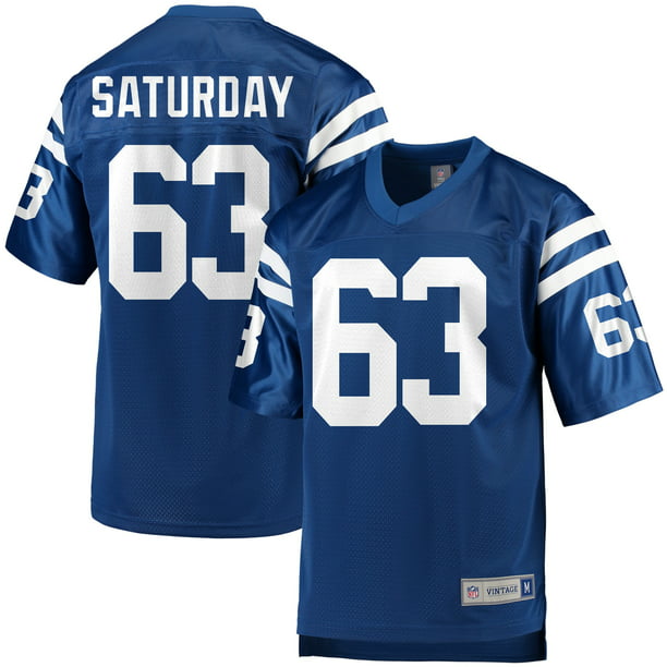 Jeff Saturday Indianapolis Colts NFL Pro Line Retired Player Jersey - Royal