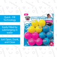 thumbnail image 3 of Juego de 12 globos de agua reutilizables BigMouth Inc., llenado rápido, 3 of 7