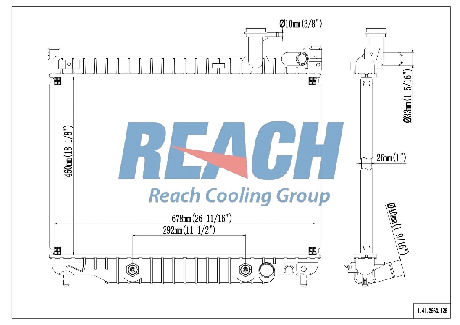 REACH Radiator 41-2563