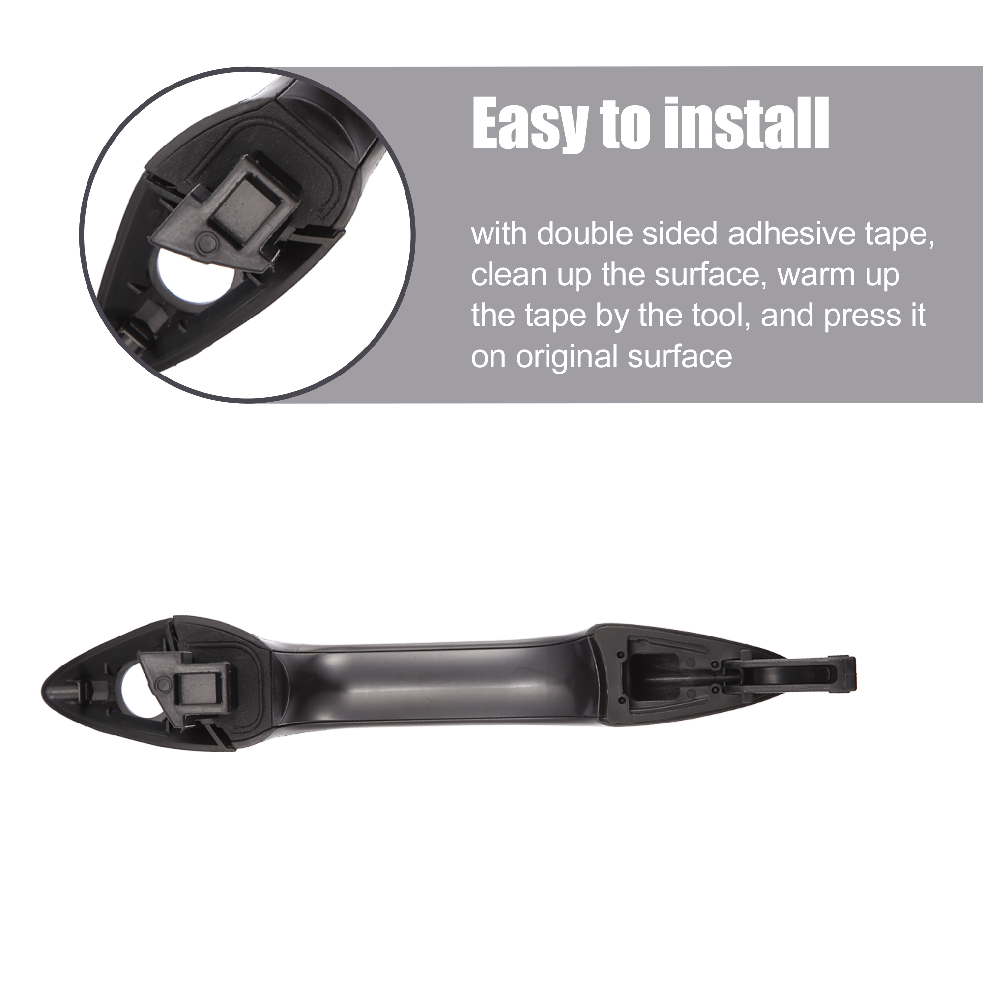 Unique Bargains Exterior Door Handle Front Left Driver Side for 