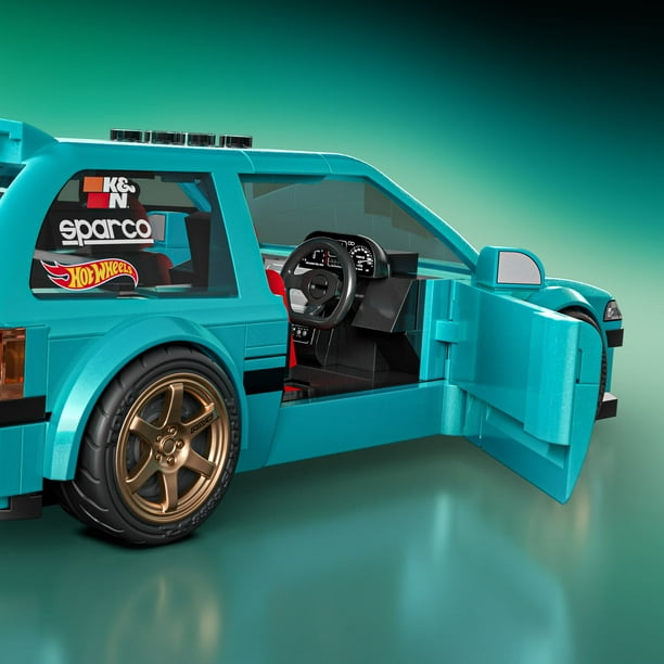 Mattel Brick Shop Hot Wheels Custom '90 Honda Civic EF Building