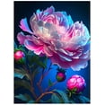 thumbnail image 1 of Kit de Bricolage à la Rose Pivoine, 30*40 cm, Cadre Non Inclus, 1 of 3