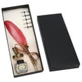 thumbnail image 1 of Calligraphy Pen Kit, Decorative Quill Pen Set Craft  For Students For Writing For Teachers For Calligraphy Practicing White,Brown,Big Red,Pink, 1 of 8