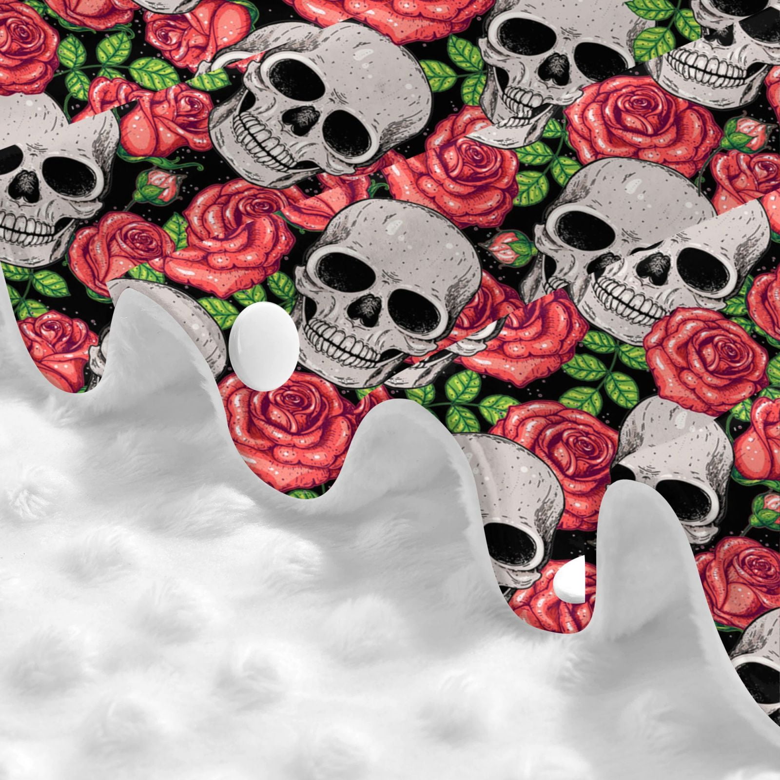 Car Seat Cover Baby - Skull and Roses Breathable Infant Car Seat Cover for Baby Carseat, Lightweight Comfort Baby Essentials Must Haves Newborn Stuff for Girl Boy