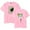 Pink, variant on XUANXIAOJIANG Welcome to Derry T-shirt short sleeved women's men's summer loose and fashionable short sleeved T-shirt top