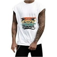 thumbnail image 2 of LSLJS Men Tank Top Hommes Mode Décontractée Impression Pull Round Neck Sports Tank Hauts Gilet, 2 of 5