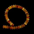 thumbnail image 3 of Carnelian Agate Half Strand Roundel Beads | 8x4mm | Orange | 44 Beads |, 3 of 9