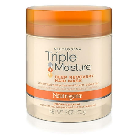Hair Recovery - neutrogena triple moisture deep recovery hair mask moisturizer for dry hair, 6 oz.