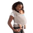 thumbnail image 1 of Moby Portabebés Element para recién nacidos y niños pequeños (8-33 libras), portabebés, diseño ultraligero y manos libres, ajustable para todo tipo de cuerpo (gris pardo), 1 of 5