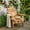 Light Brown, variant on Peispie Oversized Wooden Folding Adirondack Chair, Pre-Assembled Hemlock Wood Patio Lounge Chair, 330LBS Outdoor Seating for Fire Pit, Garden, Porch & Deck, Light Brown