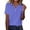 White, variant on Khunlpohl Womens V Neck Shirts Striped Short Sleeve Top V Neck Tunic Blouse Loose Summer Casual Tees Tops