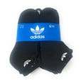 thumbnail image 3 of adidas Unisex Low Cut Originals Socks 6 Pack, Black (Shoe Size 6-12), 3 of 3