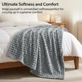 thumbnail image 5 of SoComfy by Bedelite Throw Blanket for Couch and Bed- Super Soft and Warm 3D Checkered Fluffy Fuzzy Fleece Blanket, Luxurious Plush Cozy Blanket for Room Decor Spring, 5 of 8